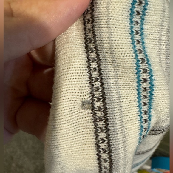 Billabong / medium fringed boho open cardigan - Picture 8 of 9